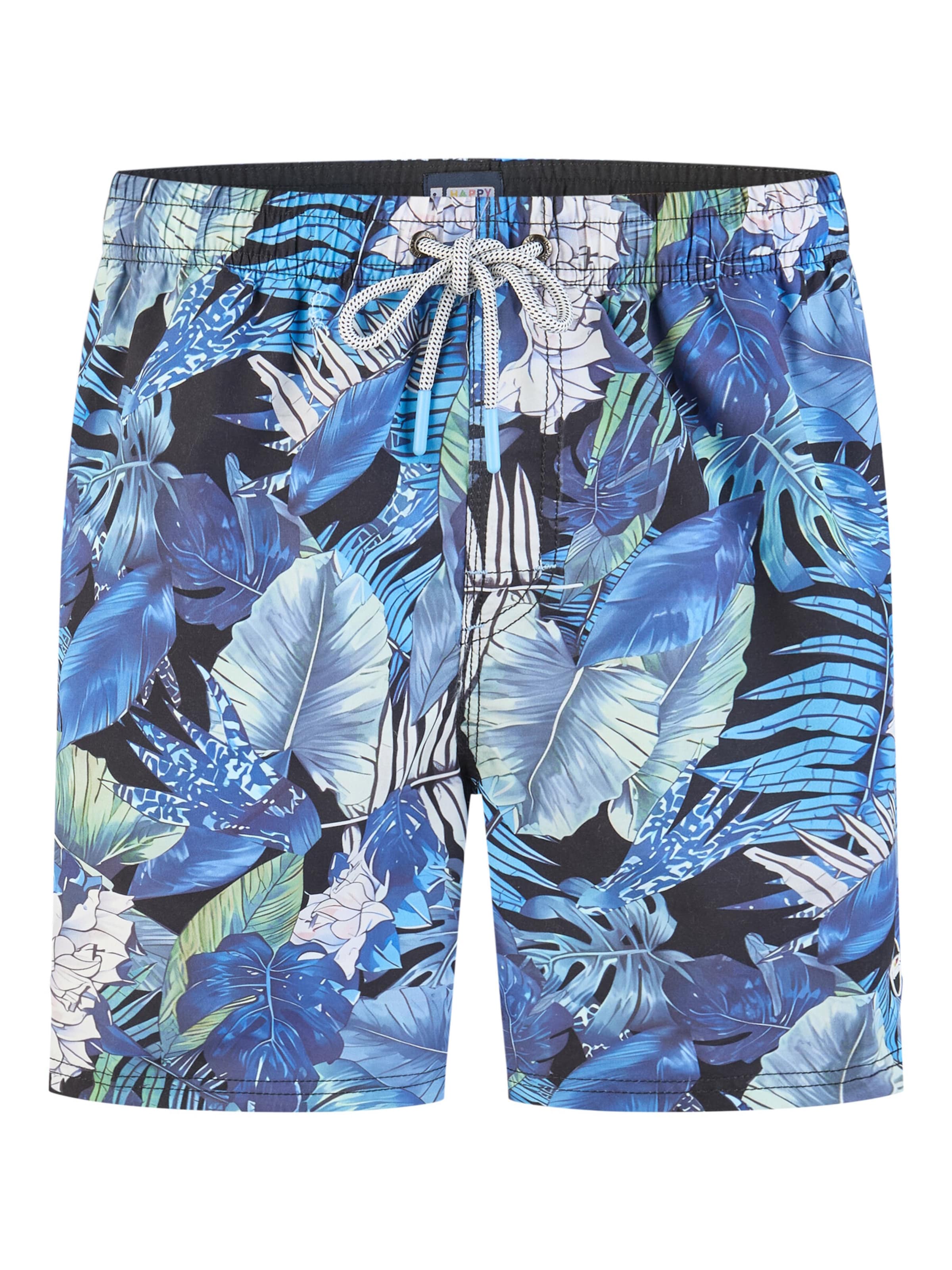 Happy Shorts Zwemshorts in Blauw: voorkant