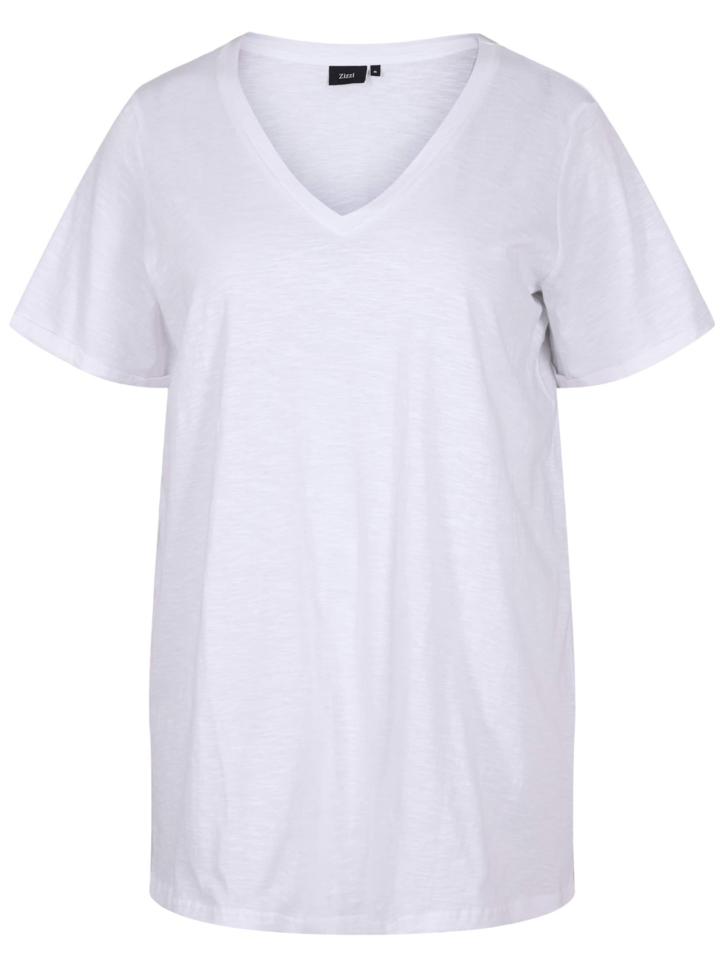 Zizzi - Camisa 'VCHIARA' em branco: frente