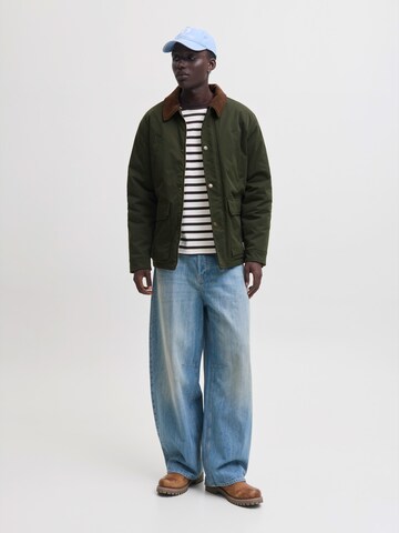 JACK & JONES Átmeneti dzseki 'JORNORREBRO' - zöld