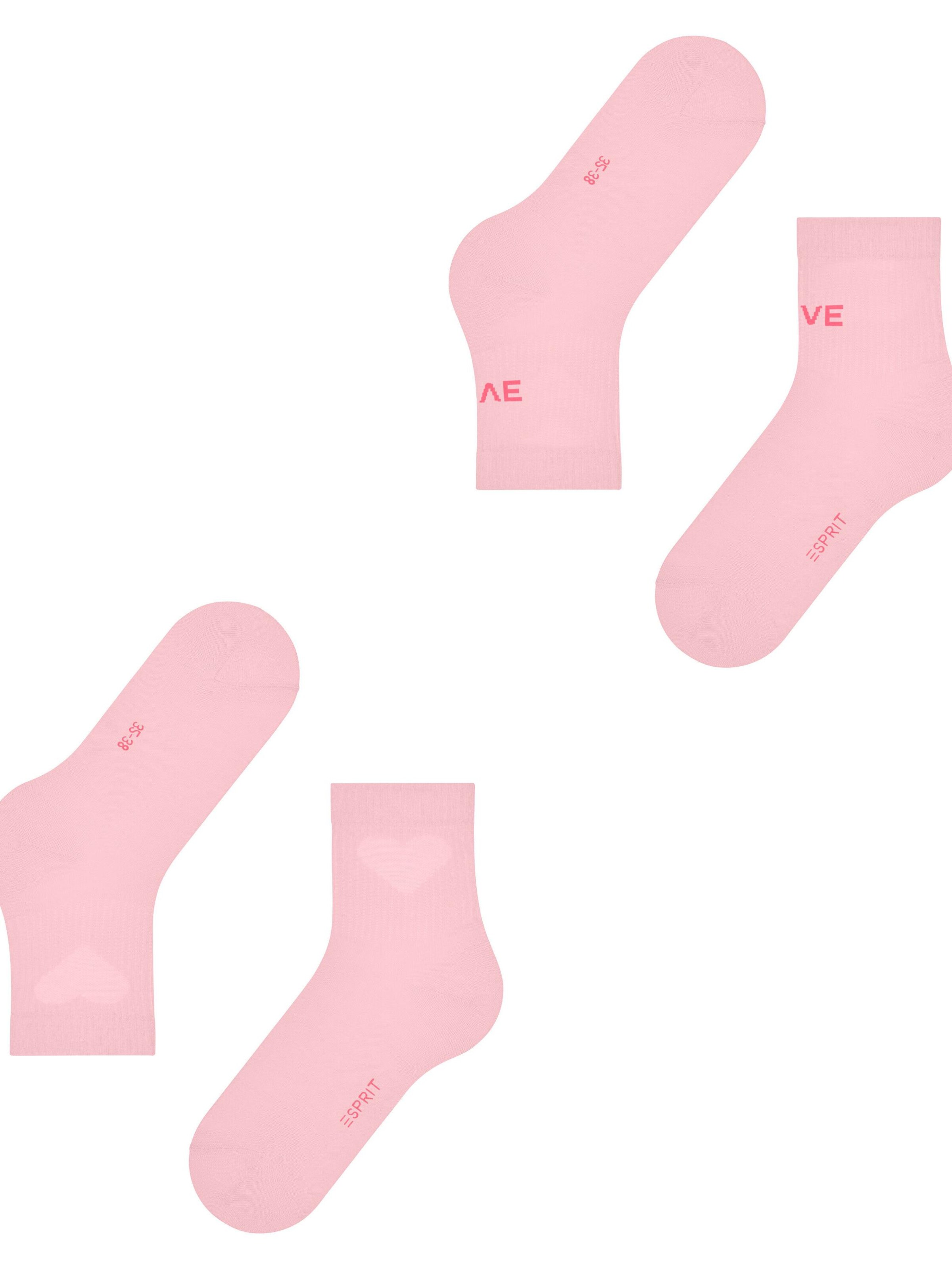 ESPRIT Socks 'Heart & Love' in Purple