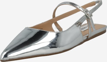 STEVE MADDEN Ballerina met riempjes 'Krysten' in Zilver: voorkant