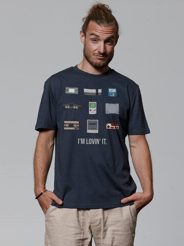 T-Shirt ' Videogames ' Watapparel en gris : devant