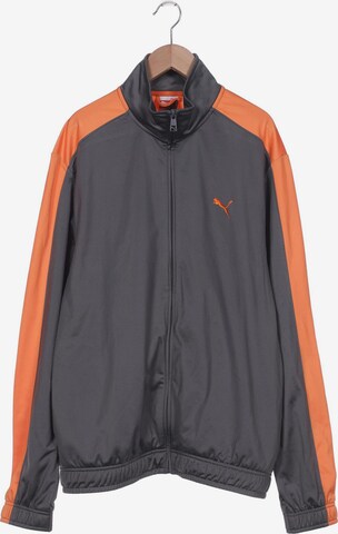 PUMA Jacke L-XL in Grau: predná strana