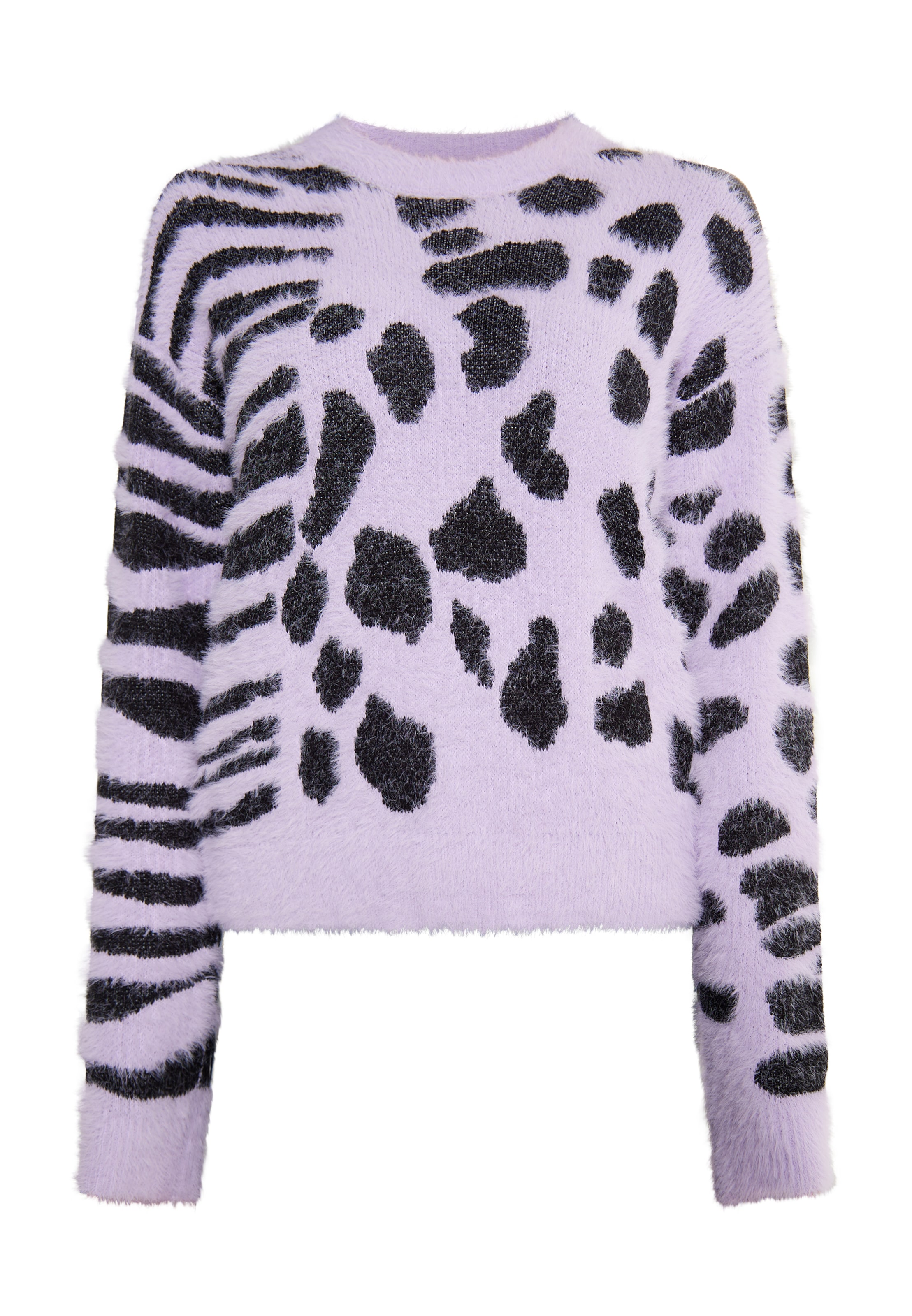 myMo ROCKS Свитер в Лиловый: спереди