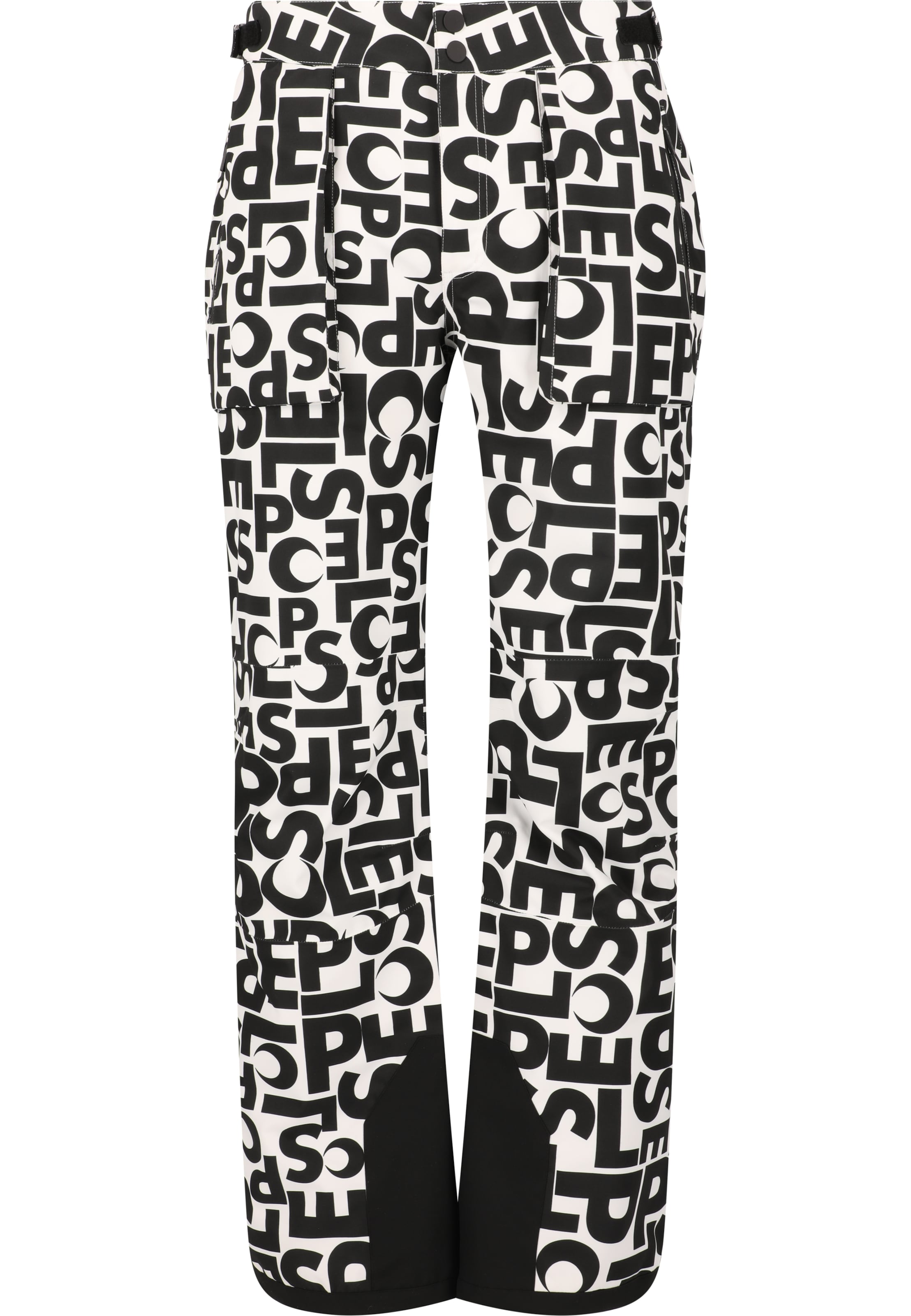 SLOPE Workout Pants 'Killy' in Black / White, Item view