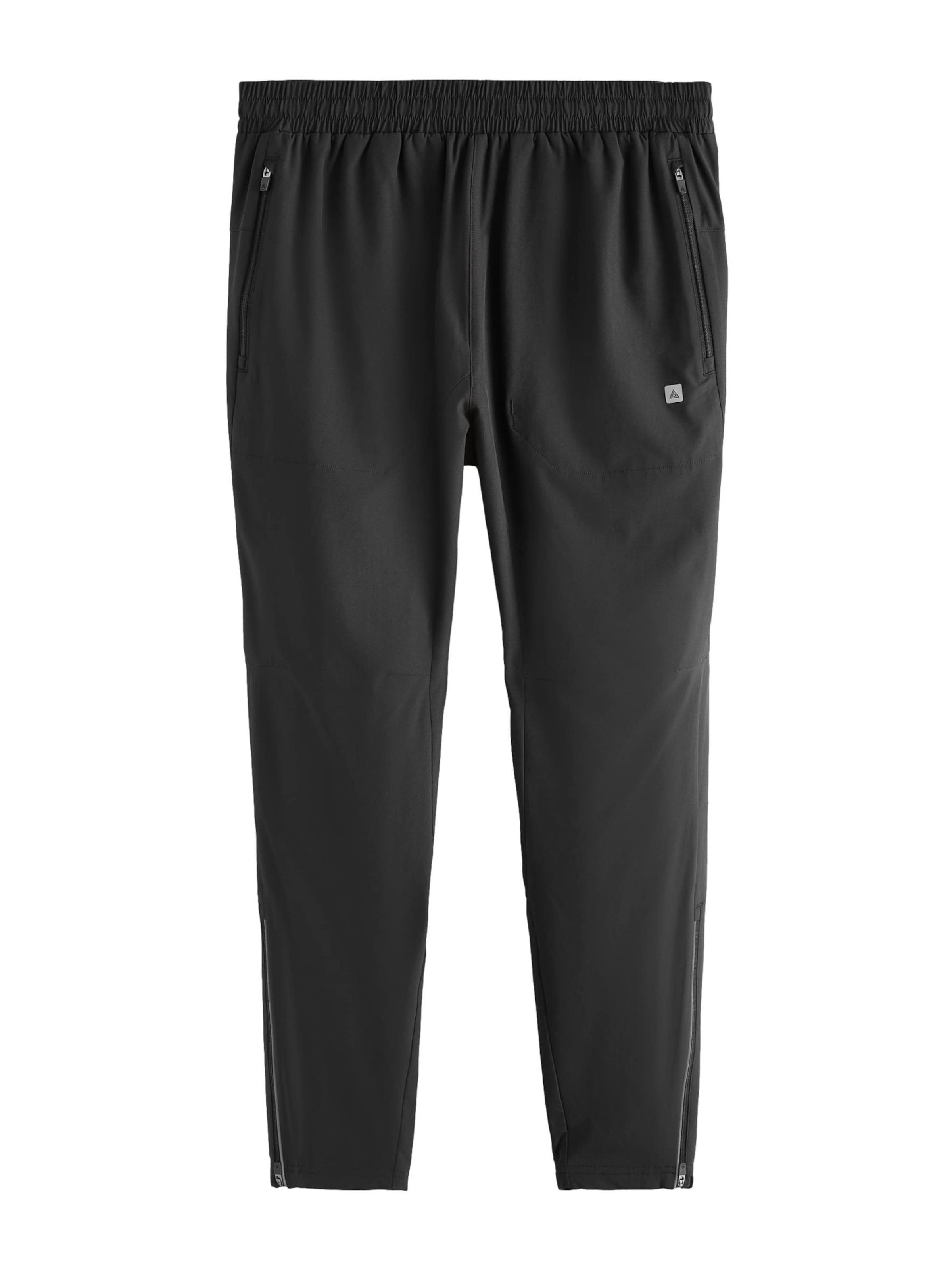 Next - Tapered Pantalón funcional en negro: frente