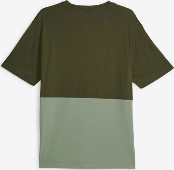 T-Shirt fonctionnel 'Power' PUMA en vert