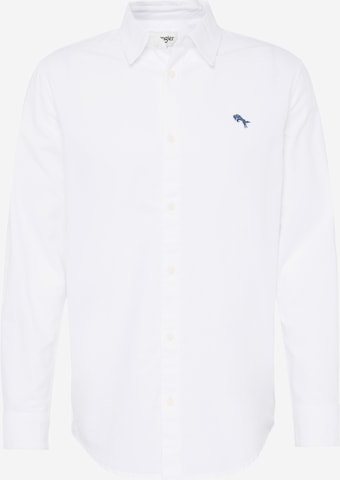 Coupe regular Chemise 'LS SHIRT' WRANGLER en blanc : devant