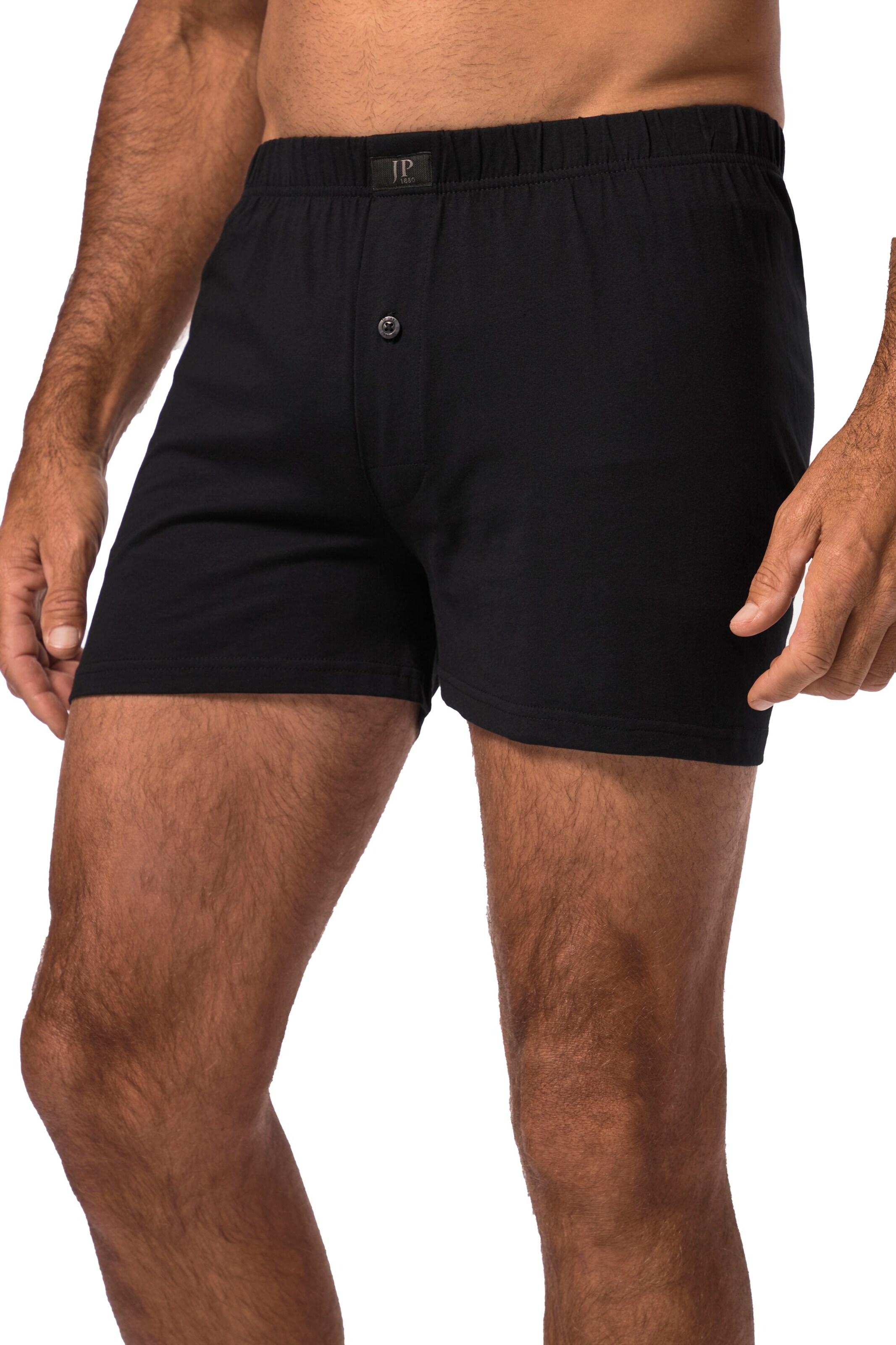 JP1880 Boxershorts in Zwart: voorkant