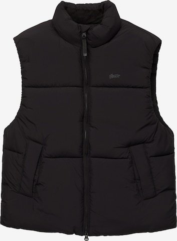 Pull&Bear Vest in Black: front