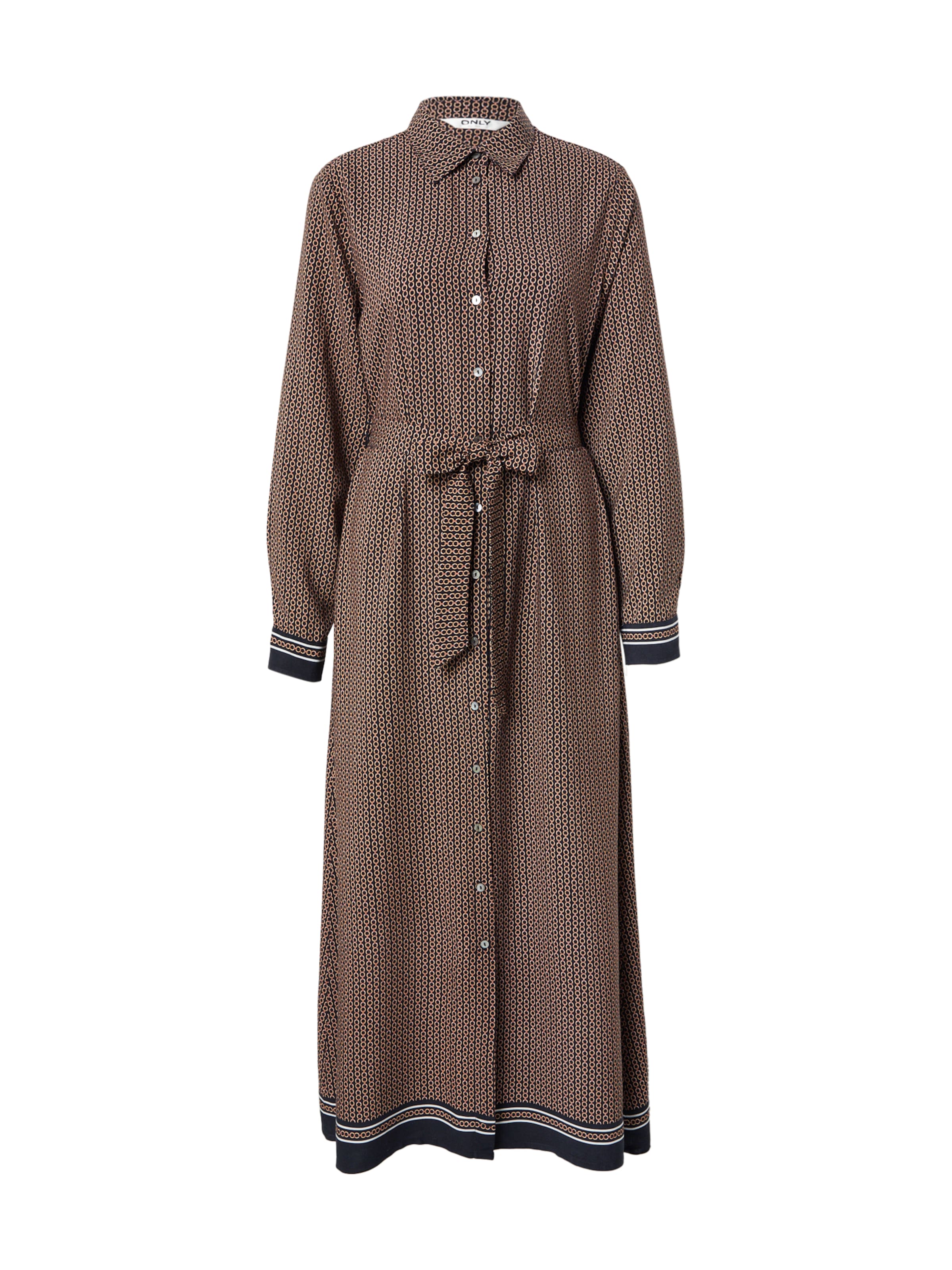 Abito camicia 'ONLVEDA' di ONLY in nero: frontale