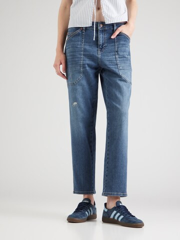 Regular Jean 'Iowa' MAC en bleu : devant