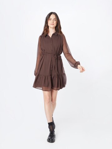 VERO MODA Shirt Dress 'Kaya' in Brown