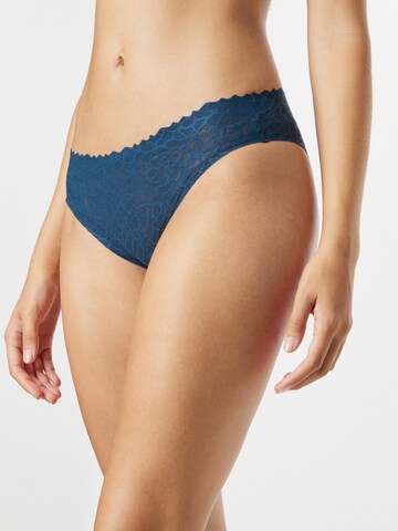 Slip 'Zero Feel Lace 2.0' SLOGGI en bleu : devant