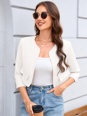 Yesfashion Marynarka w kolorze biały