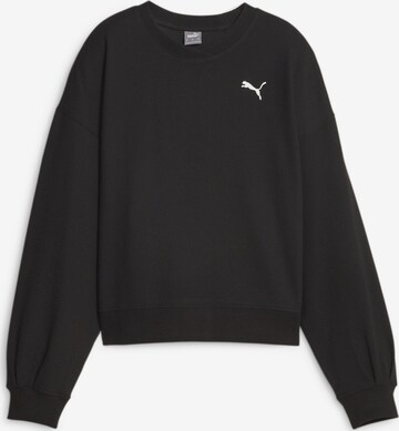 PUMA Sweatshirt 'Her' in Zwart: voorkant