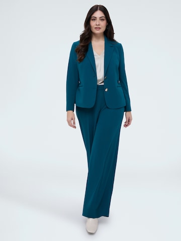 Wide Leg Pantalon Fiorella Rubino en bleu