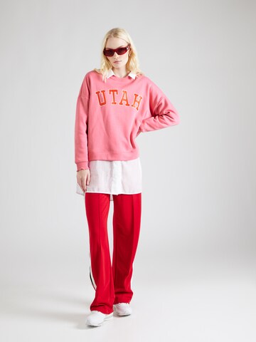 Sweat-shirt 'MALIAH' PIECES en rose