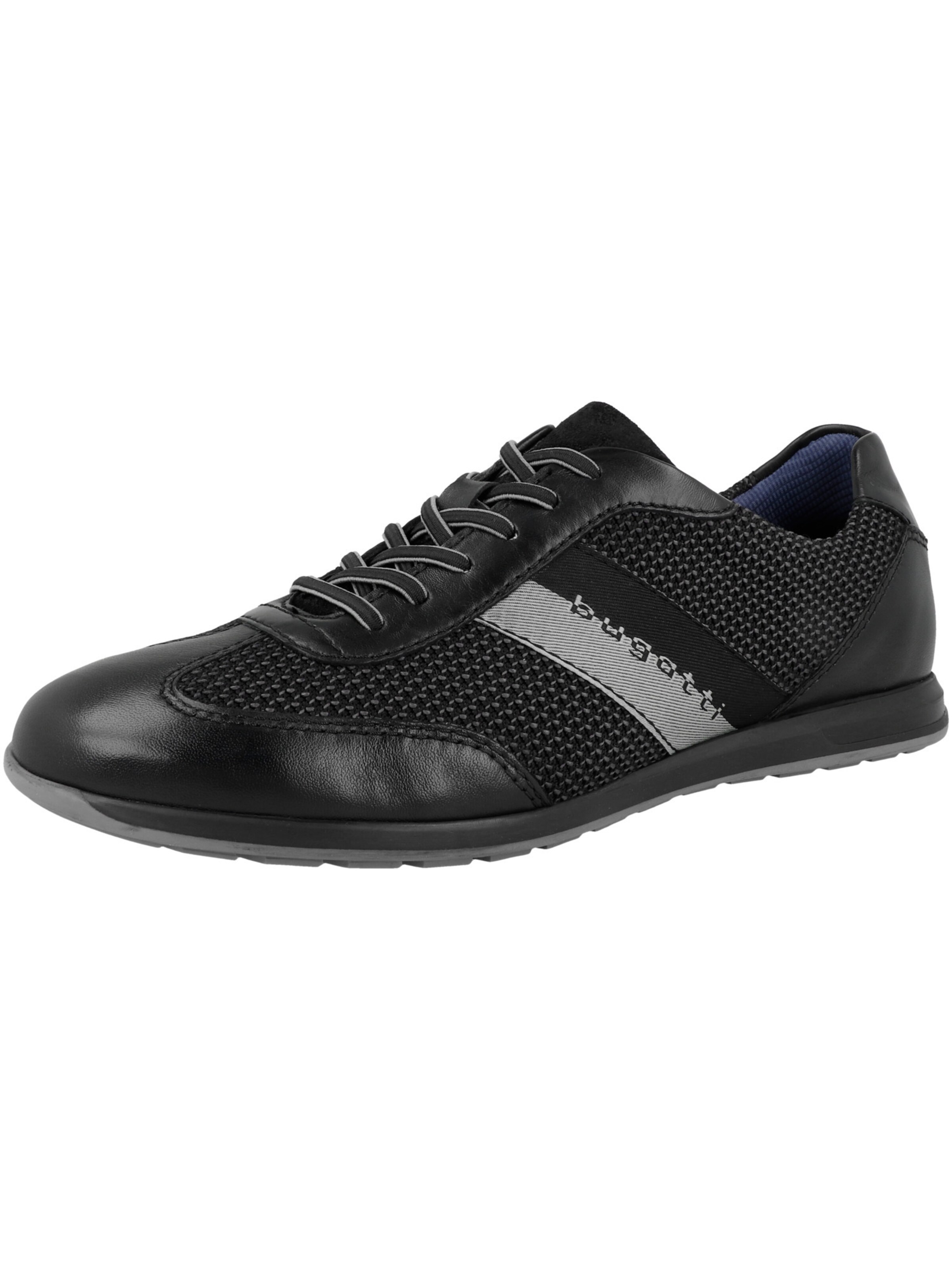 bugatti Platform trainers 'A9Q05' in Black: front