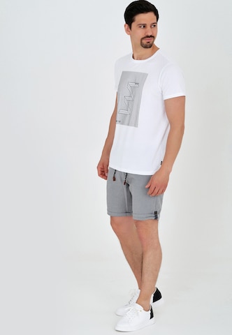 INDICODE JEANS Regular Shorts ' Beauvals ' in Grau