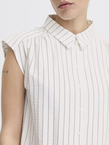 Camicia da donna ' IHZAX ' di ICHI in bianco