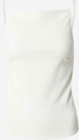 Top di Gina Tricot in bianco: frontale