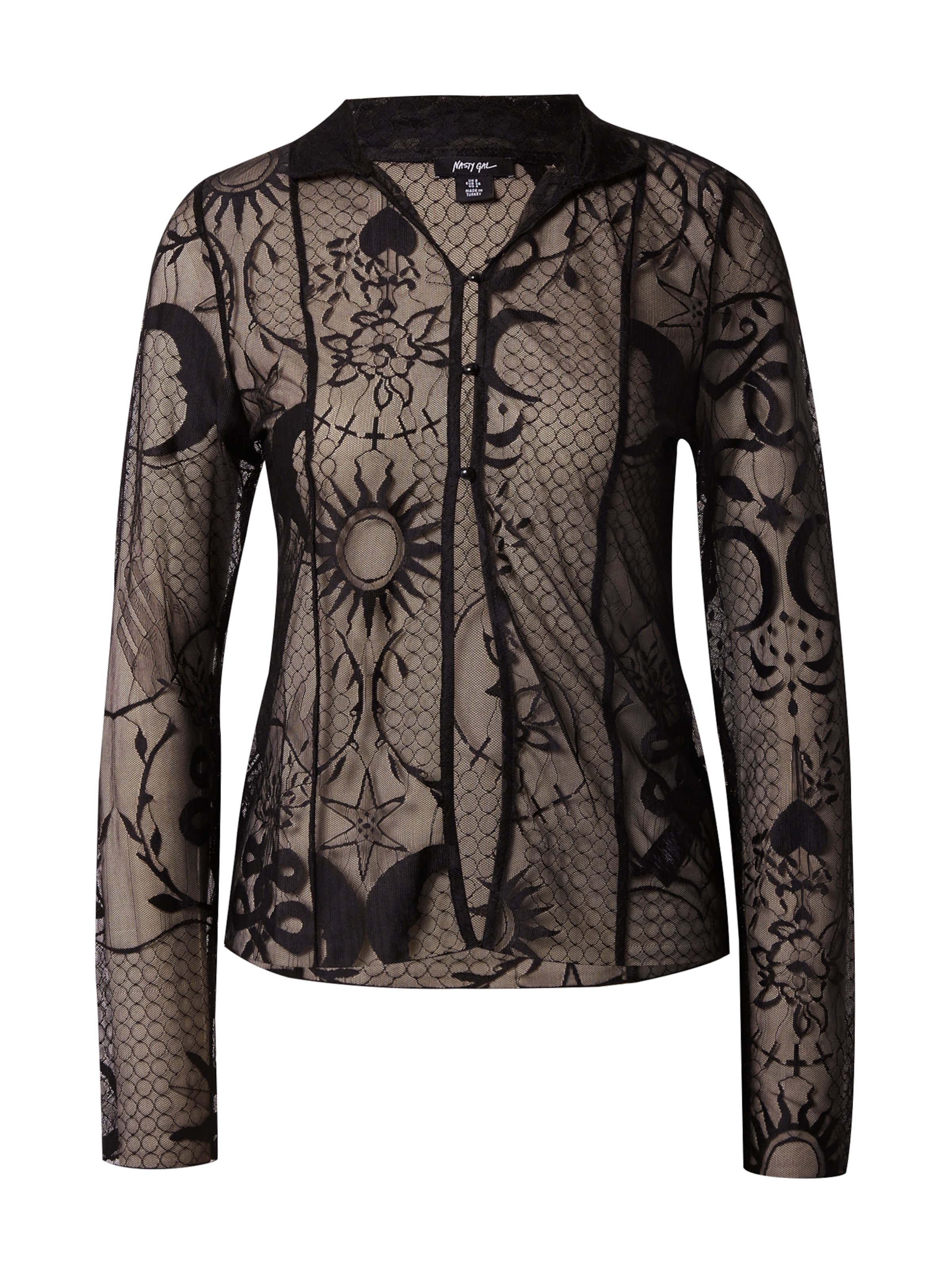 Nasty Gal - Blusa em preto: frente