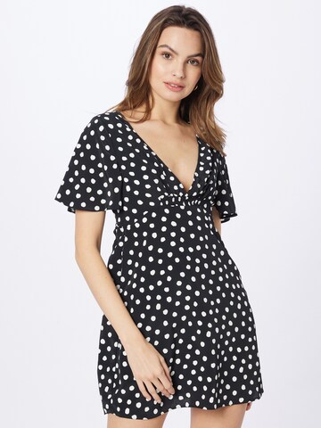 Robe Nasty Gal en noir : devant