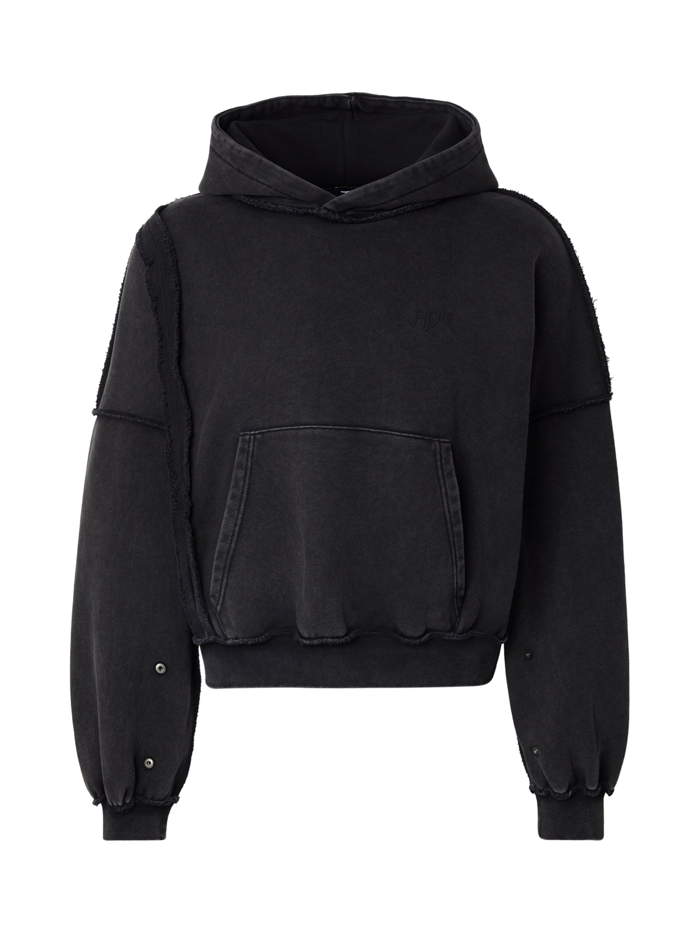 melns Atelier de roupa Sportisks džemperis: no priekšpuses