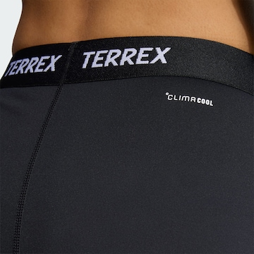 ADIDAS TERREXSkinny Sportske hlače - crna boja