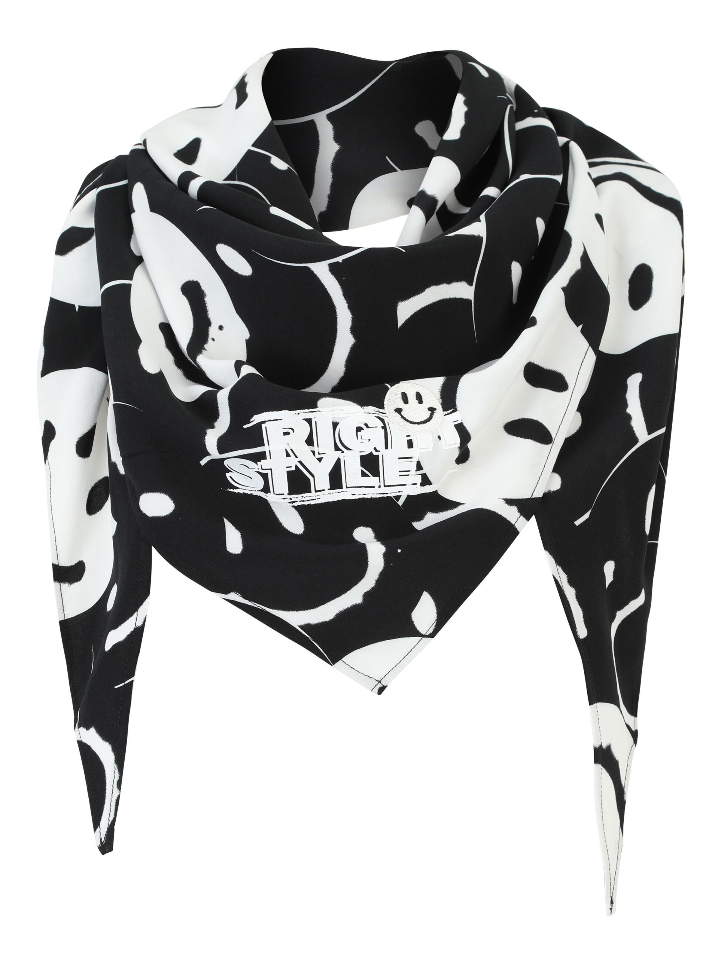 Doris Streich Tuch in Schwarz: Vorderseite