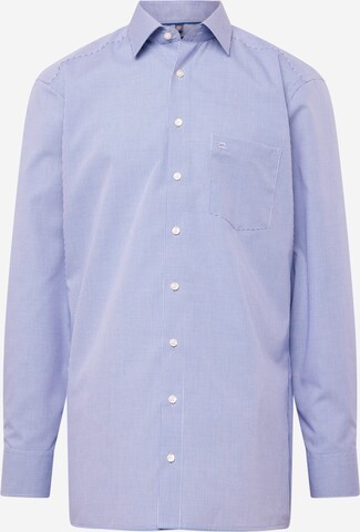 Coupe regular Chemise OLYMP en bleu : devant