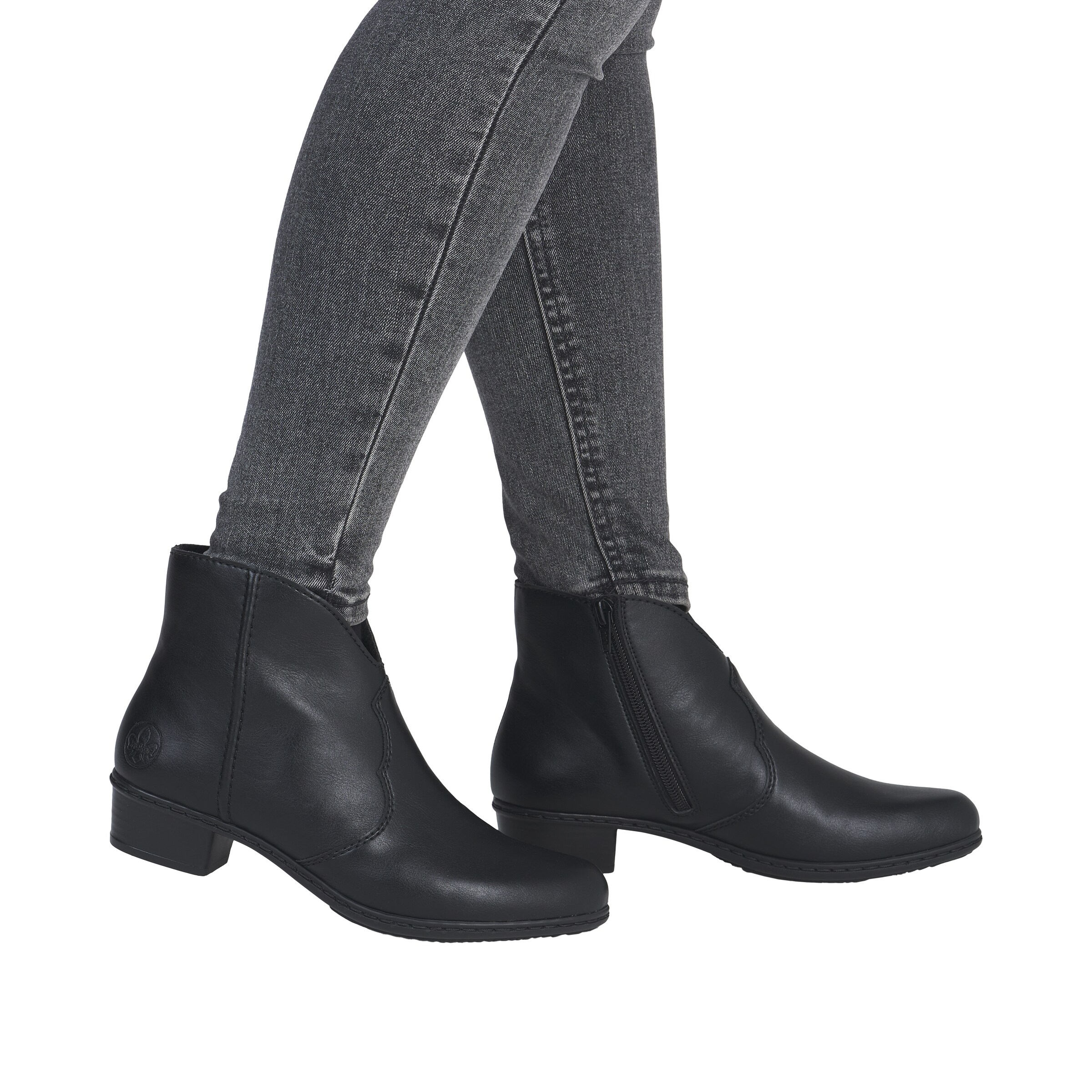 Rieker Booties 'Y0754' in Black