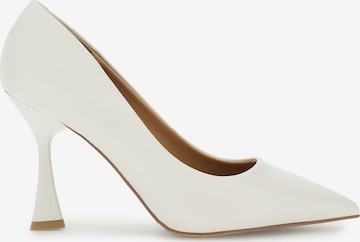 CAFè NOIR Pumps in Wit: voorkant