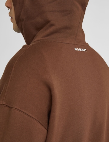MAMMUT Sweatshirt in Braun