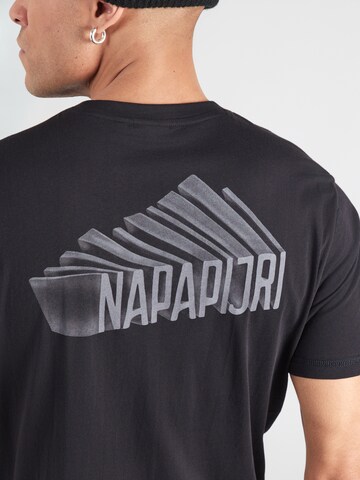 NAPAPIJRI Shirt 'SENAR' in Black