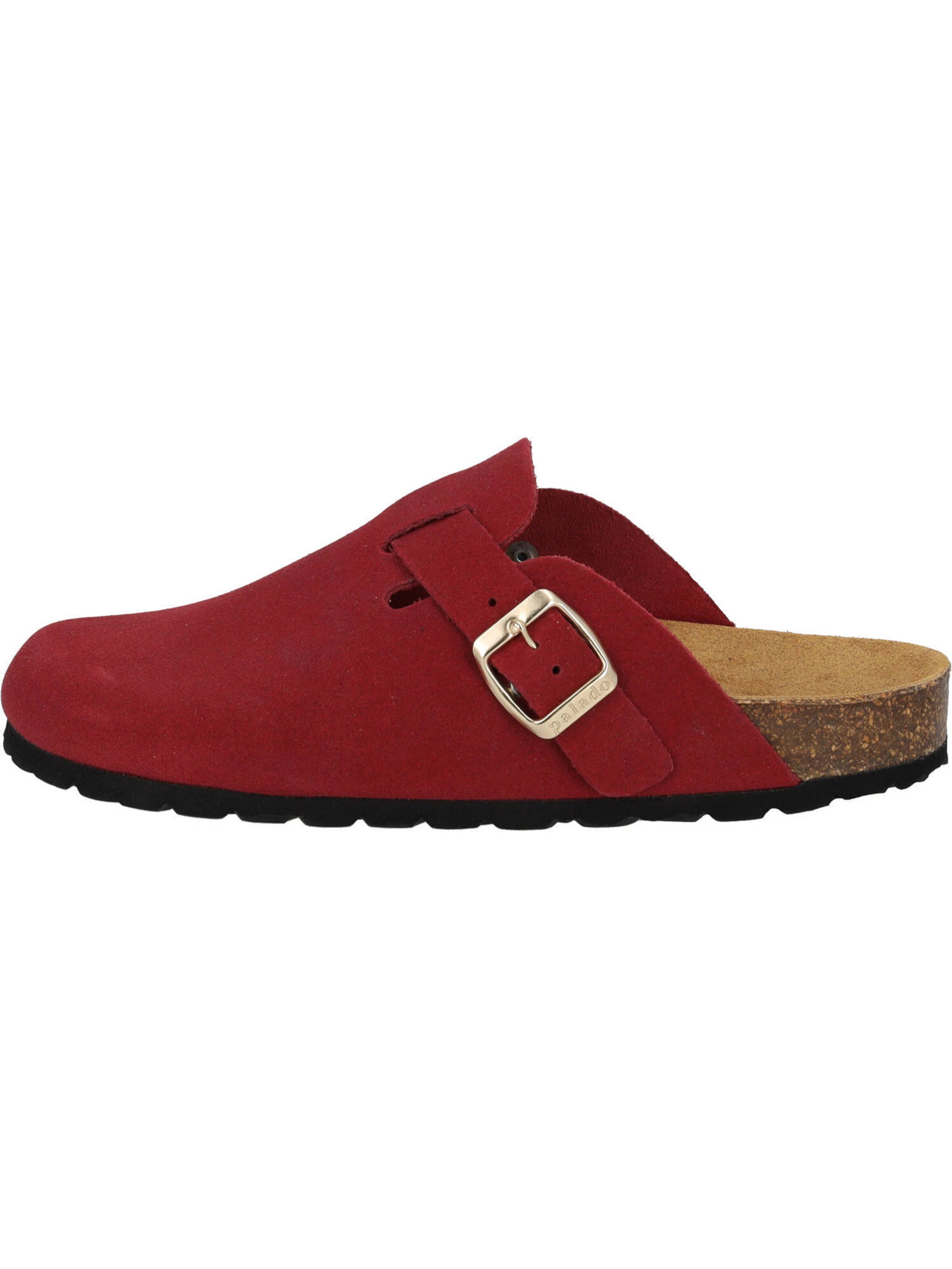Palado Pantofle 'Kiel' – červená: přední strana