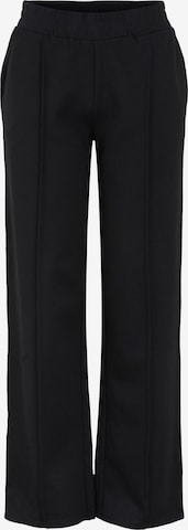 PIECES Wide leg Pants 'Klara' in Black: front