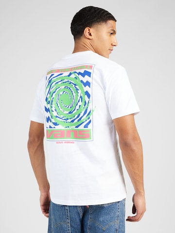 VANS T-Shirt 'WORMHOLE WARPED' in Weiß: predná strana