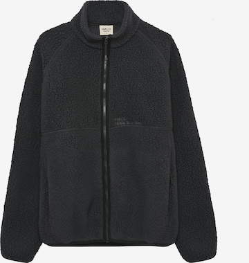HALO Fleecejacke in Grau: Vorderseite