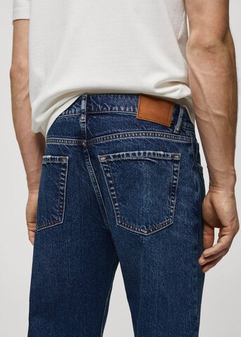 MANGO MAN Regular Jeans 'Moby' in Blauw