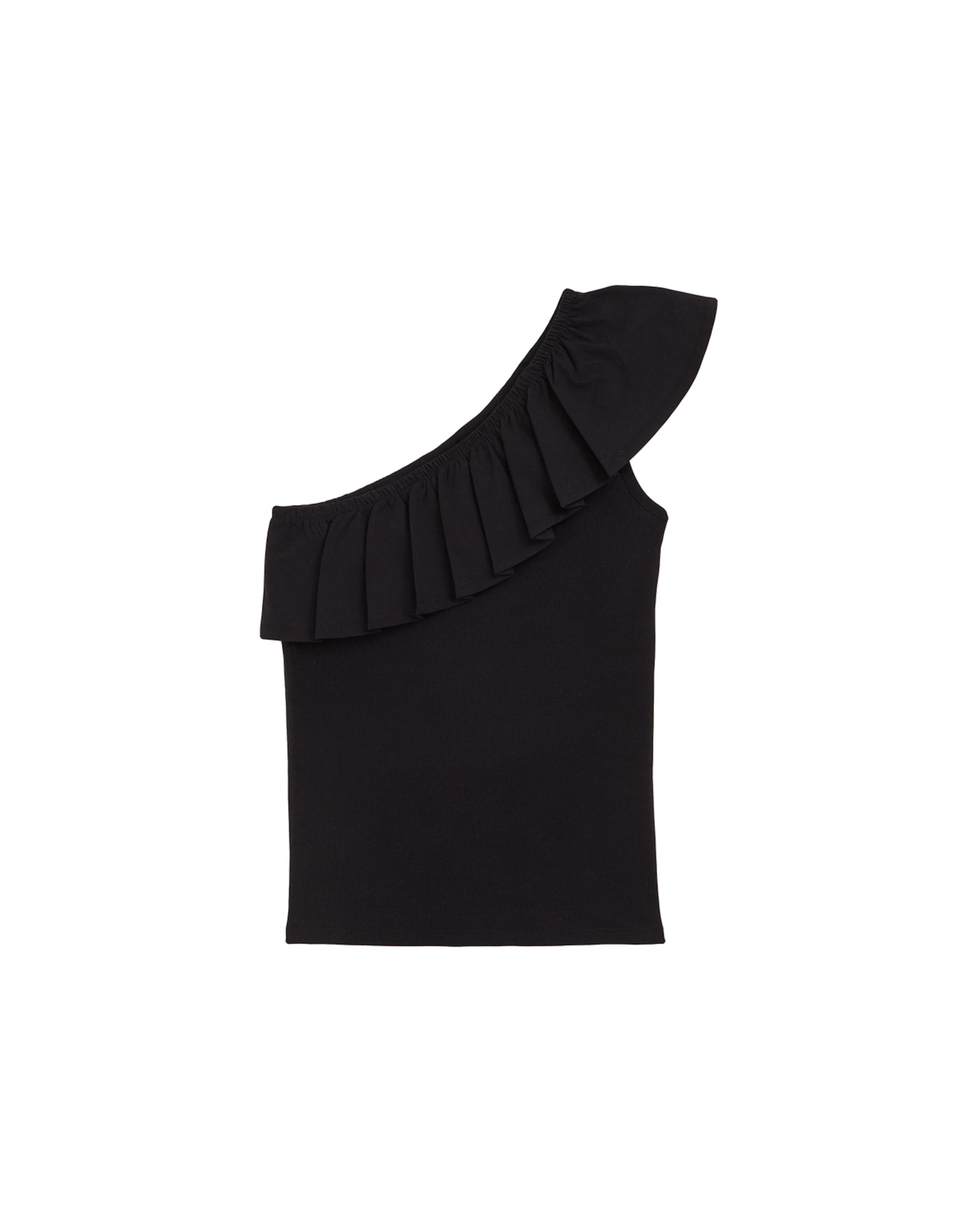 WE Fashion Футболка в Черный: спереди