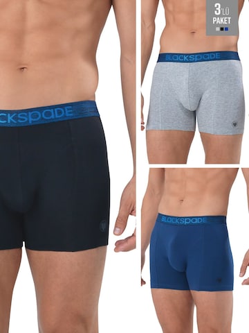 Blackspade Boxerky – modrá: přední strana