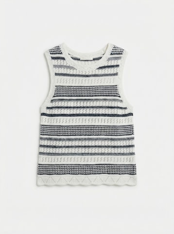 Tops en tricot Springfield en blanc