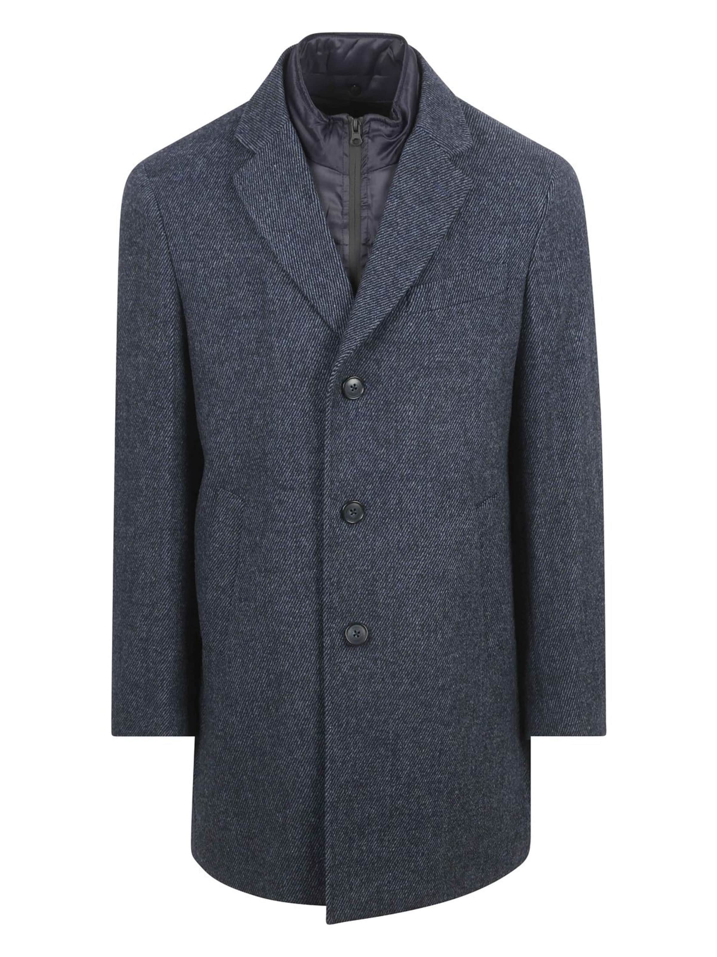 Suitable Winter coat in Blue: front