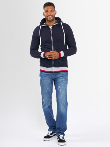 Alessandro Salvarini Zip-Up Hoodie in Blue