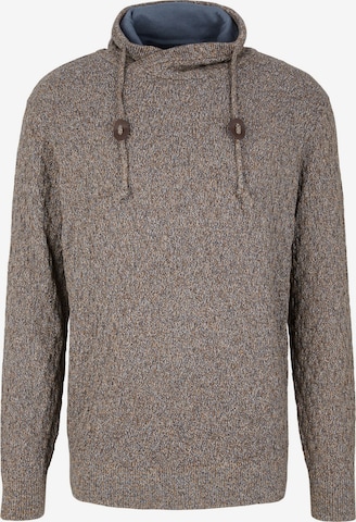 TOM TAILOR Sweater in Brown: front