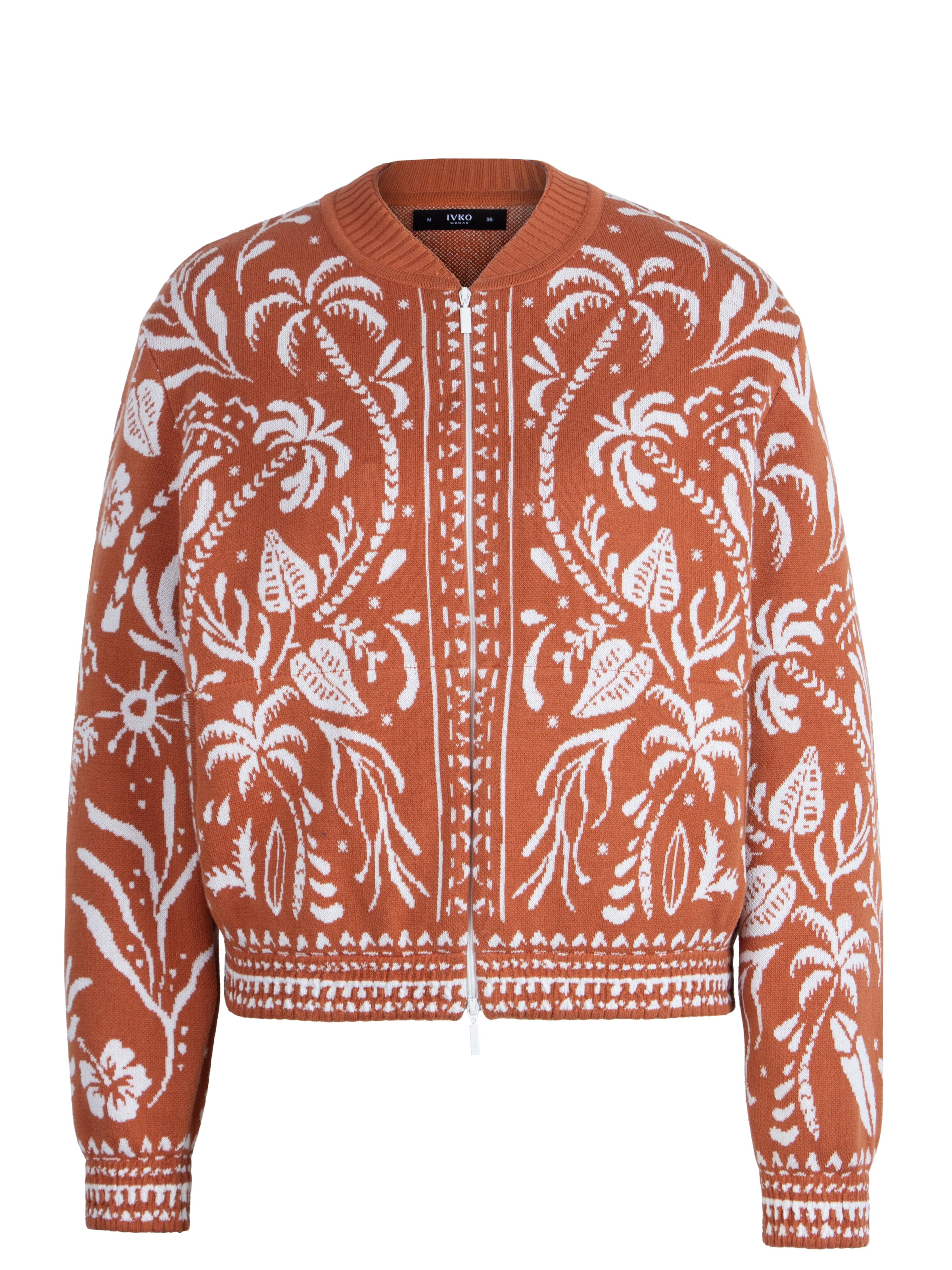 IVKO Knitted Janker in Brown: front