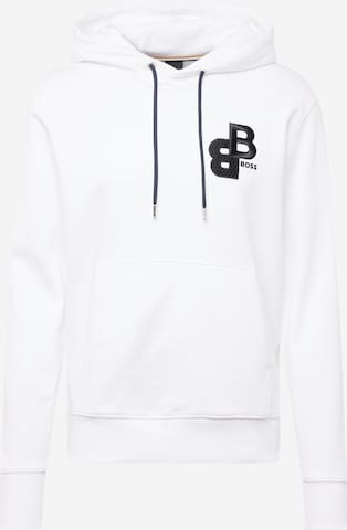 BOSS Black - Sudadera 'Seeger 134' en blanco: frente