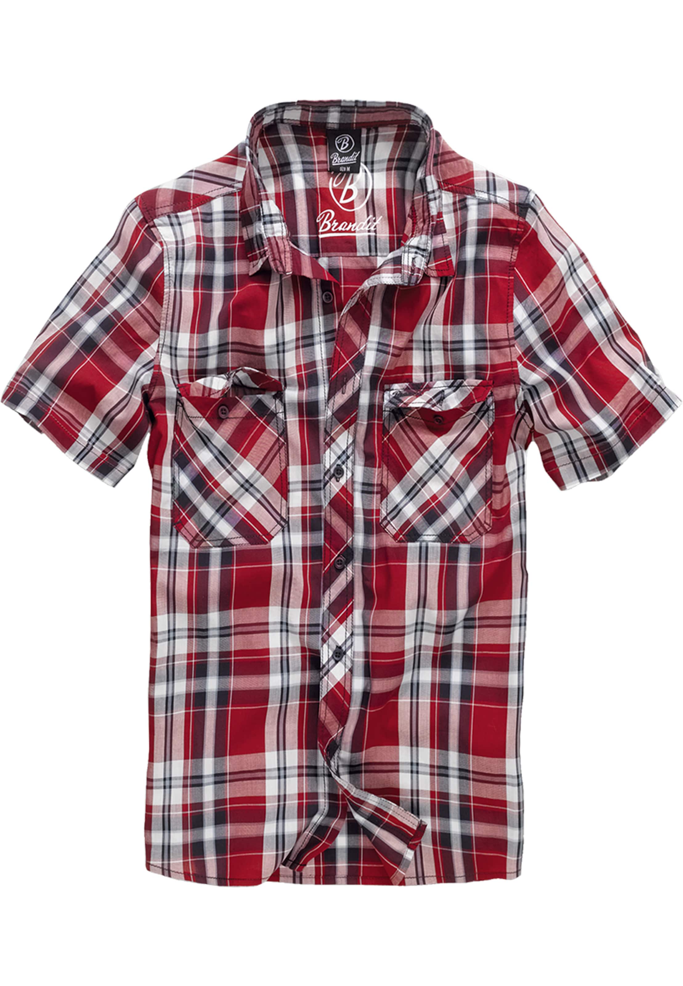 Camicia 'Roadstar' di Brandit in rosso: frontale